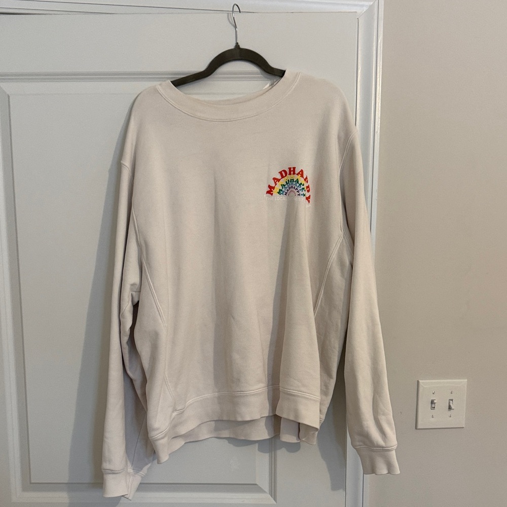 Madhappy Off-White Women's Crew Neck Sweater